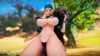 Mysterious Heroine Mushikan Conceived Green Forest Fucked by Robot 3D Hentai NSFW NTR Part 1