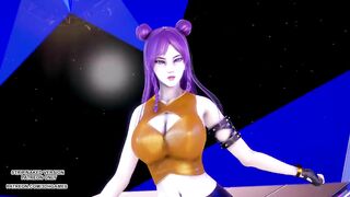 [MMD] (G)I-DLE - LATATA Kaisa Hot Kpop Dance League of Legends KDA 4K 60FPS