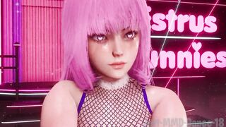 【MMD R-18 SEX DANCE】Angie, zury tasty hot asses sweet delicious pleasure intense tasty buttocks