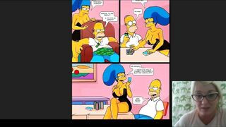 The Simpsons subtitles Симсоны Групповуха Покер Gangbang Poker