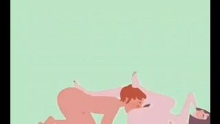 Animation | Different positions for pussy licking