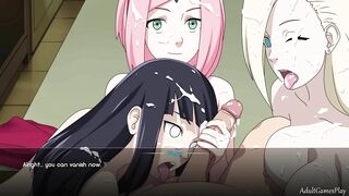The Best Threesome Blowjob in Naruto History