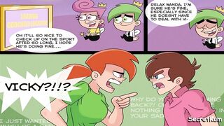 The Fairly OddParents - Adult Timmy and vicky fight turns into sex Stepbrother fucks his stepsister