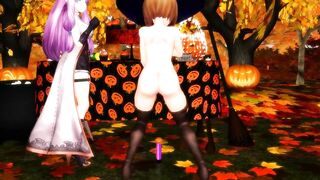 【SEX-MMD】Trick or Treat Halloween Special - Futa sex【R-18】