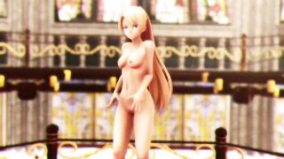 【MMD】Sting with adult Angela【R-18】