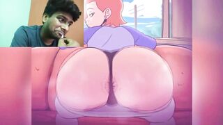 gwen ANAL bubble BUTT TWERKING anime hentai Reaction