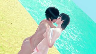 Fuck with suguha kissing and doggy