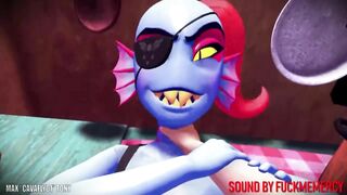 Undertale Undyne Sex 3D Animation【Hentai 3D】
