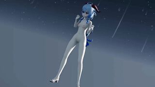 genshin ganyu sexy hot 3D animation
