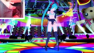 Hatsune Miku Fingering On Stage & Squirting On The Crowd