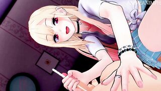 Handjob Session with Marin Kitagawa... How Long Can You Last? - Sono Bisque Doll Anime Hentai 3d