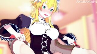 Cowgirl Session with Frederica Baumann from Re:Zero - Anime Hentai 3d