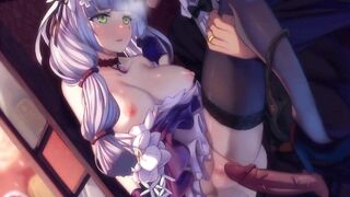 Public Sex at the Feast (High chance of getting caught)【Hentai】
