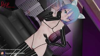 Small and Cute Catgirl Mia Volume Up Blender MMD 1551