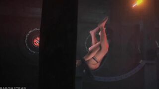 Lara and Dildo Machine【Hentai 3D】