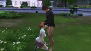 The Sims 4 Peeping Tina do Oral in nature