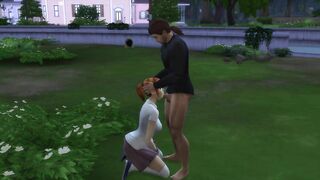 The Sims 4 Peeping Tina do Oral in nature