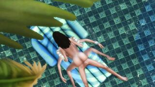 HOT Polynesian babe Shiba Gets Fucked In a Pool