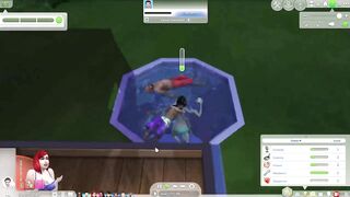 Something happened in the pool while my sims fucked!