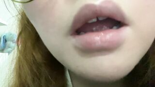 Daddys kitten licking your cock asmr roleplay (solo female, asmr licking you, asmr lens licking)