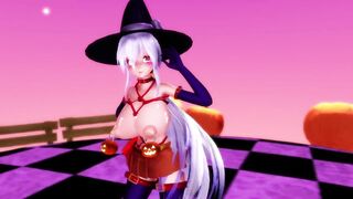 【MMD】Slut and Happy Halloween【R-18】