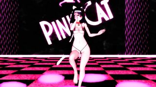 【MMD】Fuso seems to have become a cat - PiNK CAT【R-18】