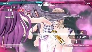 Bullet Girls Phantasia Fanservice Appreciation Tsukiyo Kukkoro Mode Sword Pose
