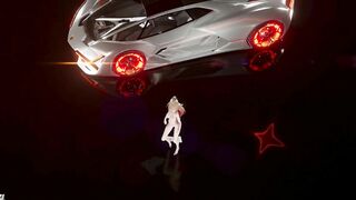 HENTAI MMD DANCE FRONT CAR 3D UNDRESS PONYTAIL LONGHAIR GREEN EYES COLOR EDIT SMIXIX ️