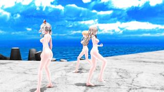 【MMD】ECHO at the breakwater【R-18】