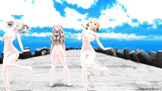 【MMD】ECHO at the breakwater【R-18】