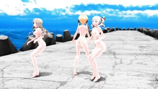 【MMD】ECHO at the breakwater【R-18】