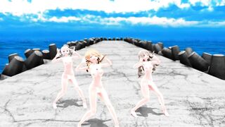 【MMD】ECHO at the breakwater【R-18】
