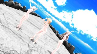 【MMD】ECHO at the breakwater【R-18】