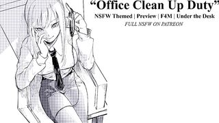 “Office Clean Up Duty” [Dom]Female X Listener NSFW Audio F4M