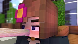 Jenny wants a cock in her mouth | Minecraft hardcore blowjob | 3D Porn | 4K 60 FPS