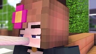 Jenny wants a cock in her mouth | Minecraft hardcore blowjob | 3D Porn | 4K 60 FPS