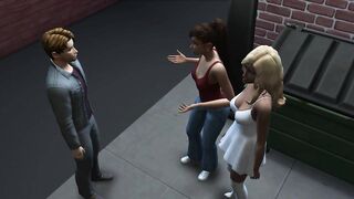 Sims 4 - Free time 3 Helping a stranger...in more ways than one