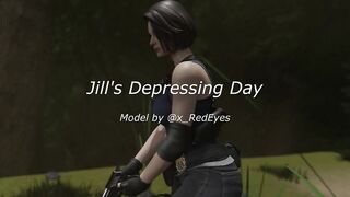 Jill Valentine being hugged and creampied by an Alien Facehugger | Resident Evil |Fortnite skin
