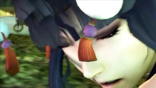 Hentai Anime NYOTENGU and TROLL BBC fucking in TINY SMALL PUSSY and ASS with massive CREAMPIE