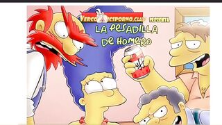 Reading Adult Homer's Nightmare - Porn Parody