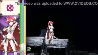Cute red haired girl has sex with soldiers in Swordswoman batt elim new hentai gameplay