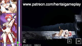 Cute red haired girl has sex with soldiers in Swordswoman batt elim new hentai gameplay