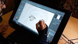 Violet Myers Fan Art Hentai speed painting (Time-Lapse) by Rumania