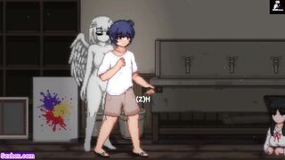 Another ghost girl jumps on me and fucks me hard making me cum Hentai Games Gallery P13 W Sound