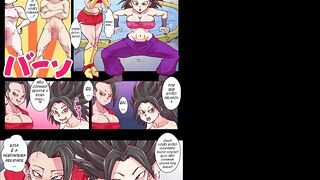 Orgy with all the hotties of DBZ Bulma, Chichi, Android 18, Videl, Kale and Caulifla