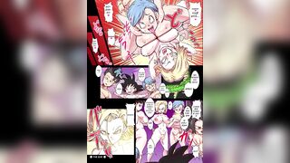 Orgy with all the hotties of DBZ Bulma, Chichi, Android 18, Videl, Kale and Caulifla