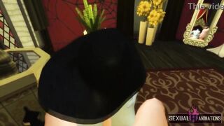 Resident Evil 8: Lady Dimitrescu Has Sex With Me In Her Bedroom POV - Sexual Hot Animations