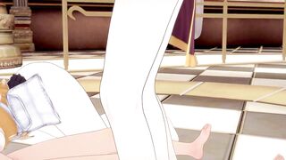 Konosuba Harem of Girls Finger Themselves and Jerk You Off - Anime Hentai 3d Uncensored