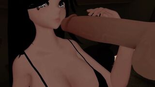 VRChat Big Titty Neko Mommy milks your cock dry at a sleepover~ (POV, PREVIEW)