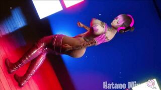 【Hatano Miwa MMD DANCER】sexy big ass naughty sweet Hatano Miwa hot playful pink sweet ass naughty